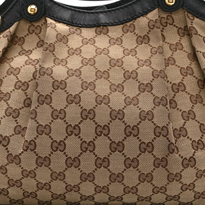 Gucci Monogram Medium Sukey Tote Beige Ebony Dark Brown 8 of 10