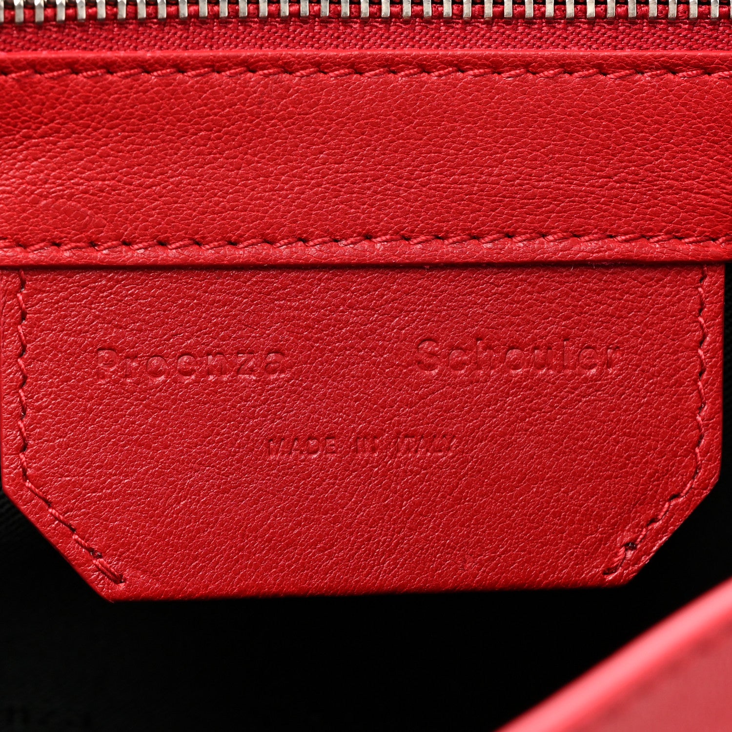 Proenza Schouler Lambskin Medium PS1 Satchel Chianti 7 of 12