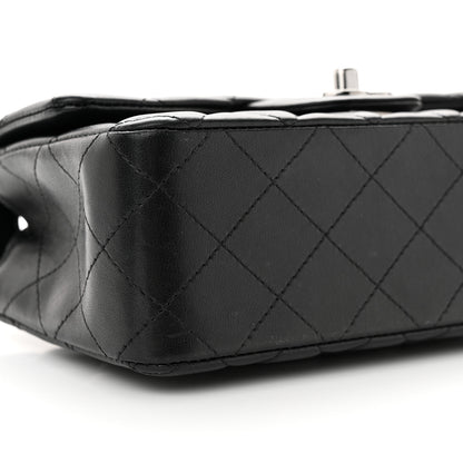 Chanel Lambskin Quilted Mini Rectangular Flap Black 9 of 10