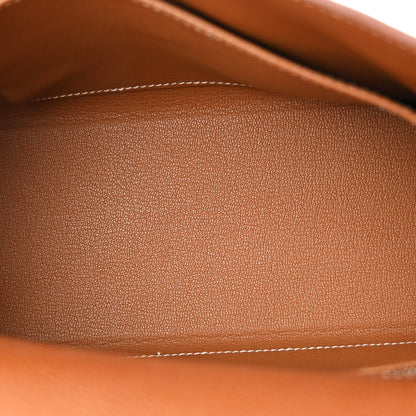 Hermes Barenia Faubourg Kelly Retourne 25 Fauve Ficelle 5 of 12