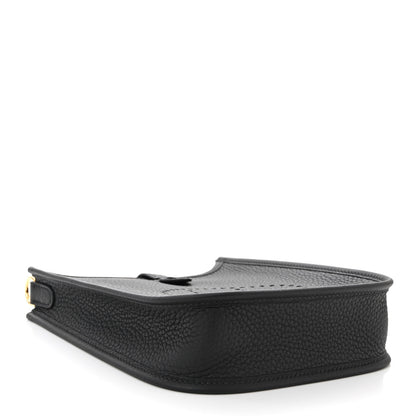 Hermes Taurillon Clemence Evelyne TPM Black 4 of 11