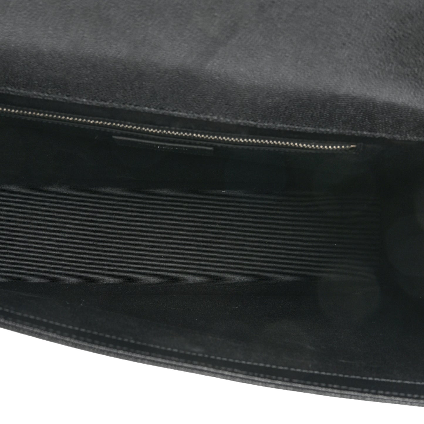Grain de Poudre Matelasse Studded Large Monogram Satchel Black