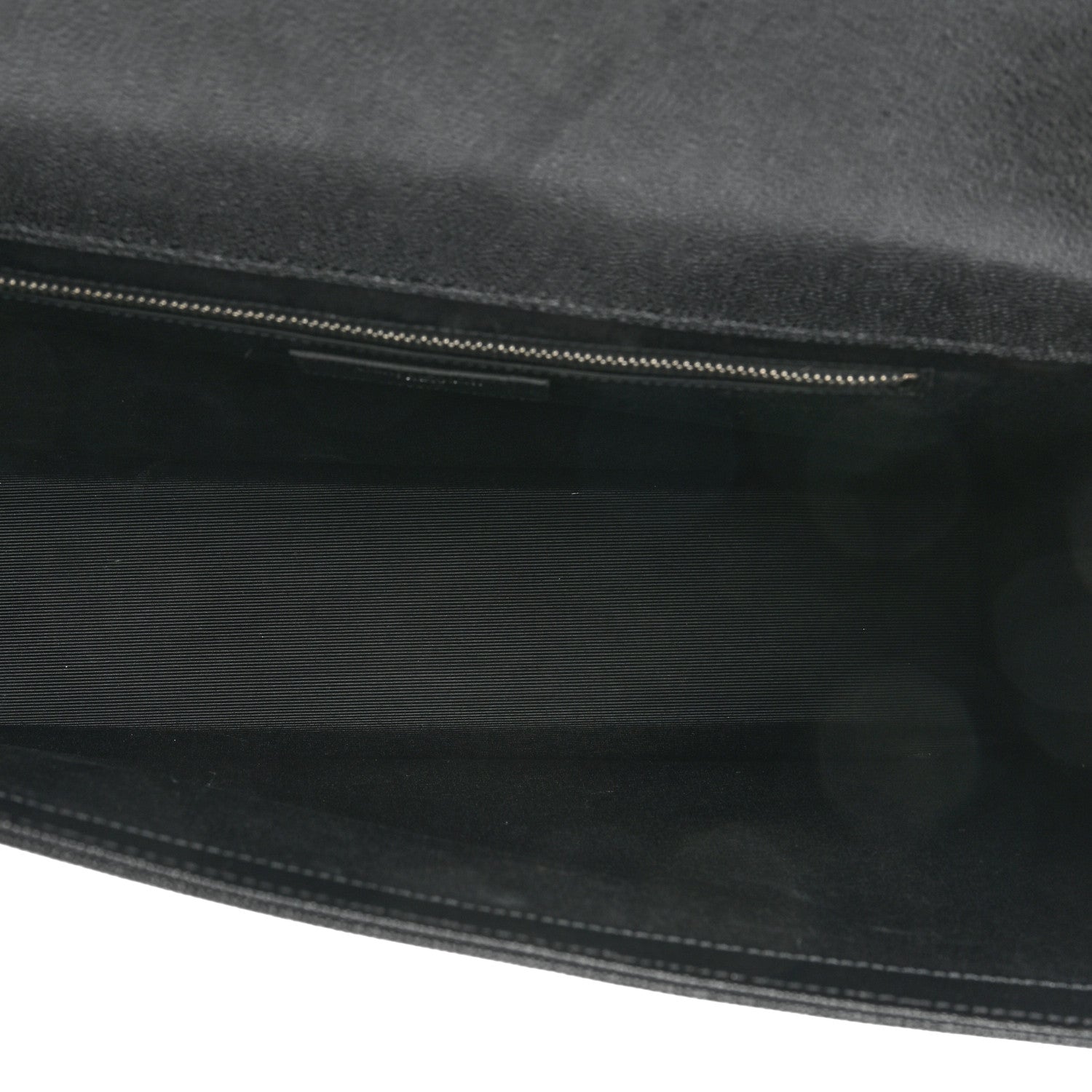 Saint Laurent Grain de Poudre Matelasse Studded Large Monogram Satchel Black 5 of 14