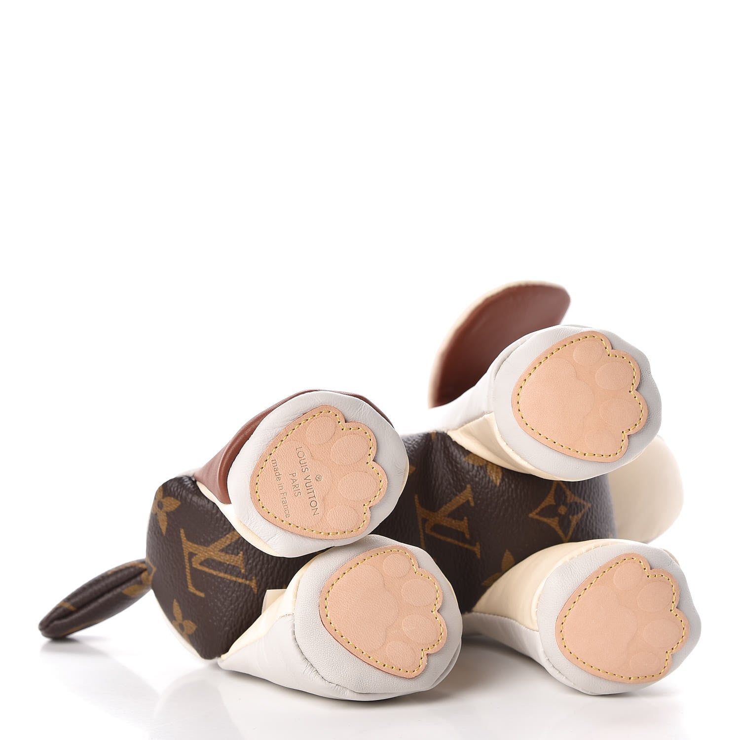 Louis Vuitton Calfskin Monogram Doudou Oscar Dog Beige 4 of 6
