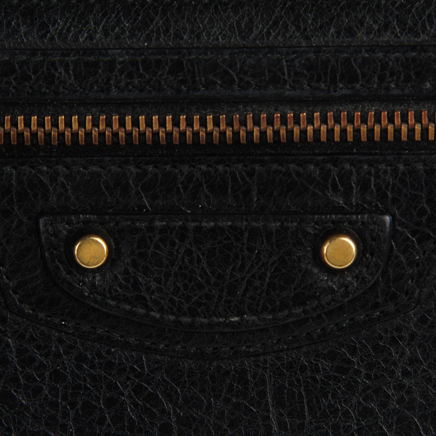 Balenciaga Agneau Classic Hardware Money Wallet Black 2 of 10
