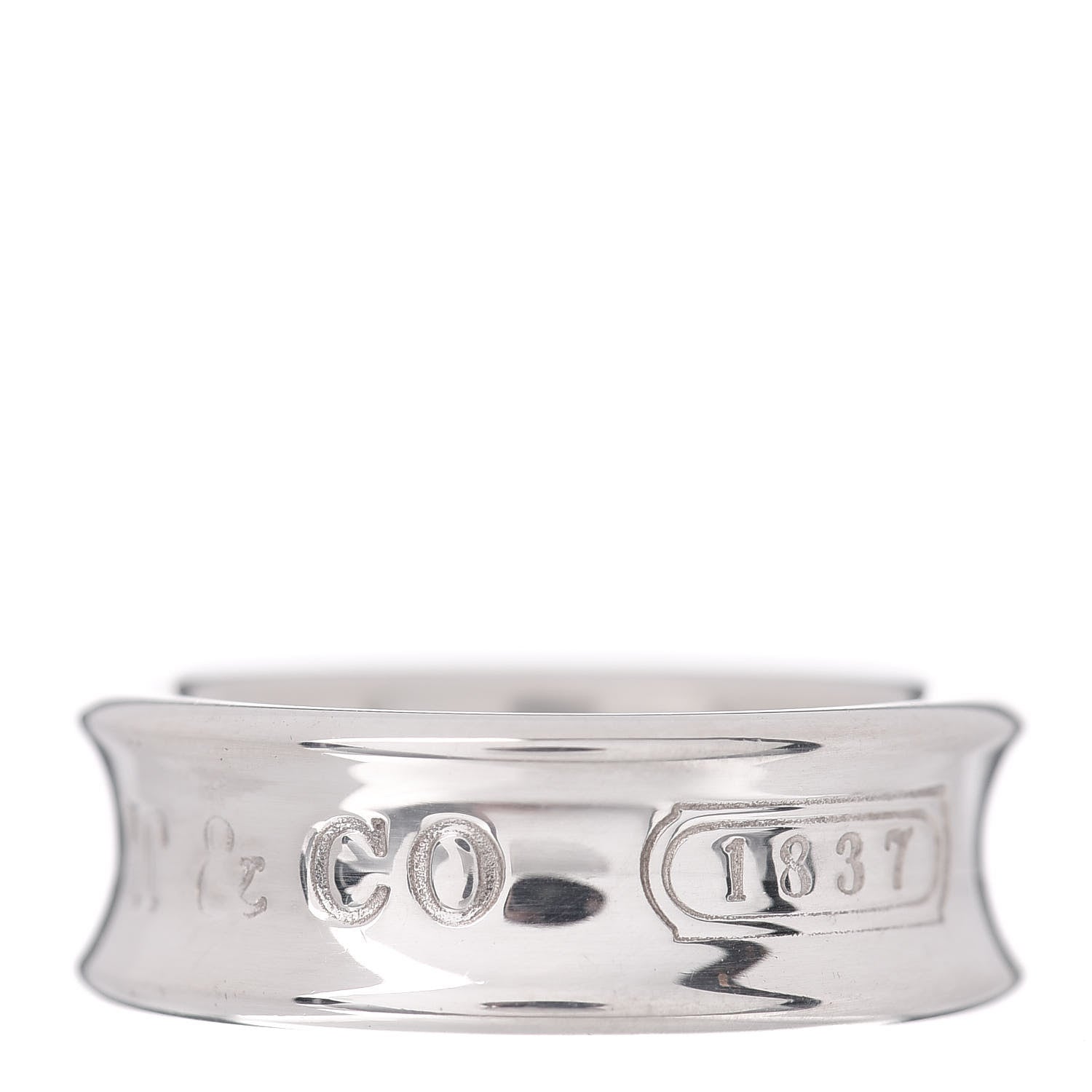 Tiffany Sterling Silver 1837 Band Ring 50 5.5 1 of 5