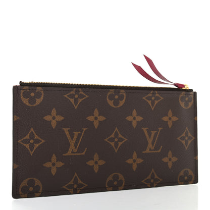 Louis Vuitton Monogram Felicie Chain Wallet Zippered Insert Fuchsia 3 of 6