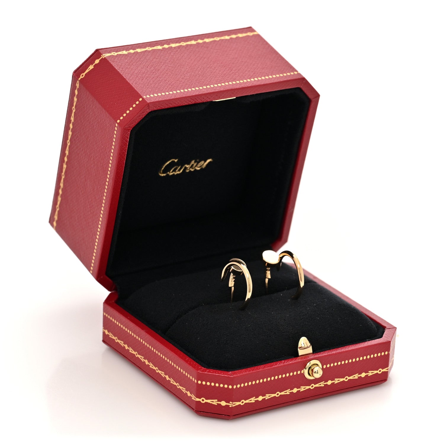 Cartier 18K Yellow Gold Juste Un Clou Hoop Earrings 5 of 5
