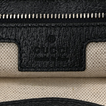 Gucci GG Supreme Monogram Textured Calfskin Web Medium Ophidia Shopping Tote Beige Blue 6 of 10