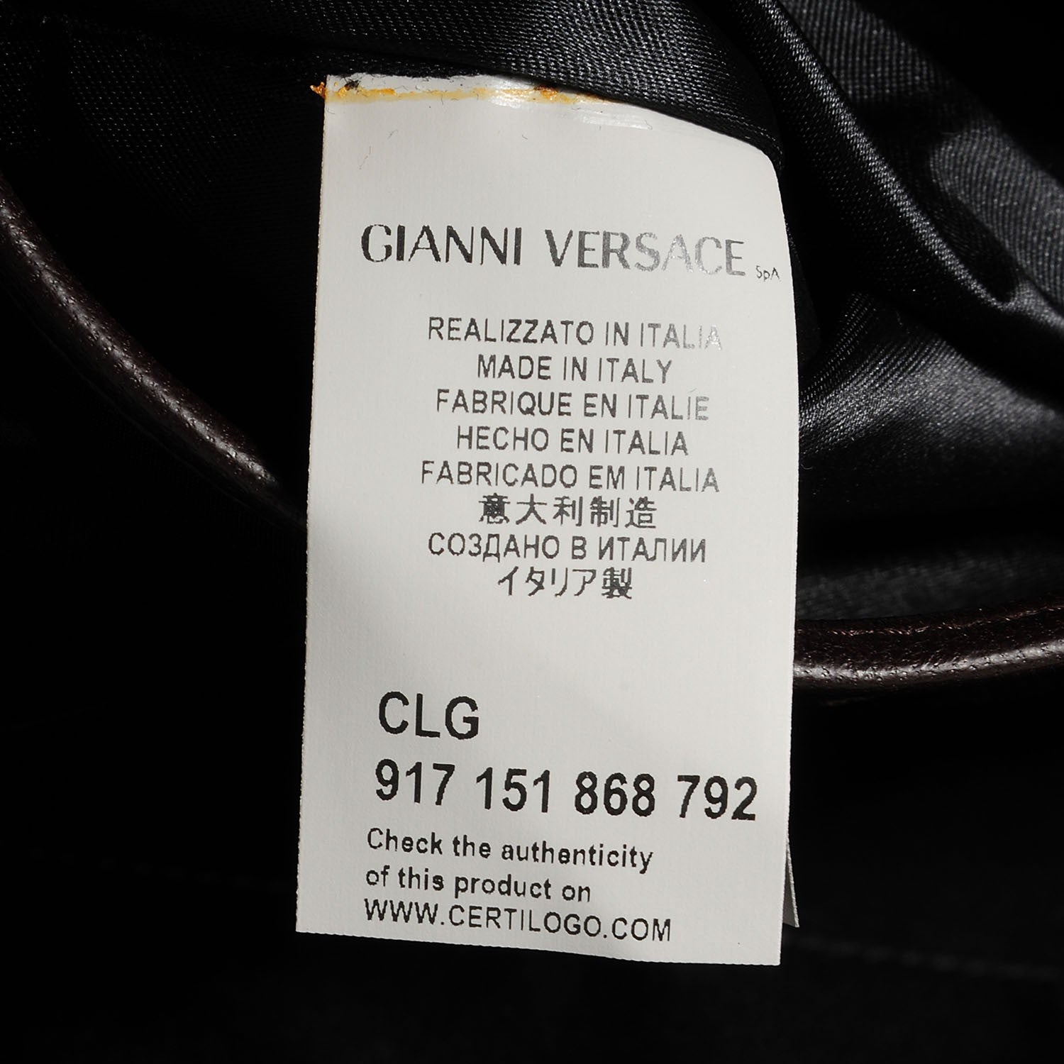 Versace Python Embossed Large Day Tote 7 of 7