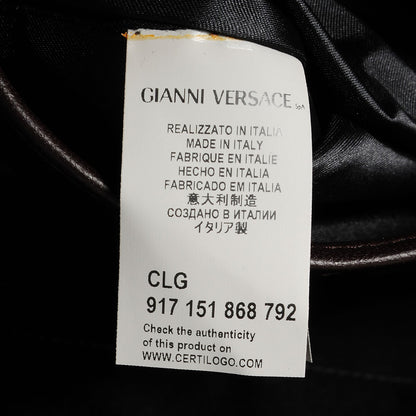 Versace Python Embossed Large Day Tote 7 of 7