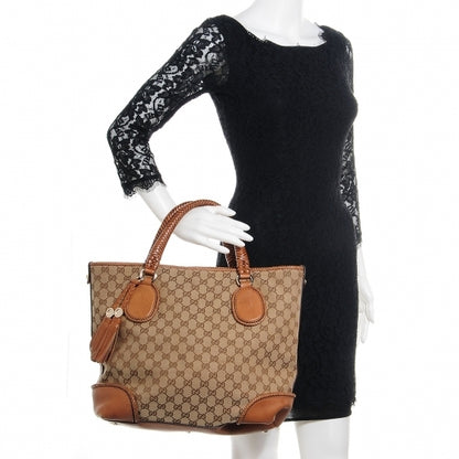 Gucci Monogram Medium Marrakech Tote Tan 2 of 8