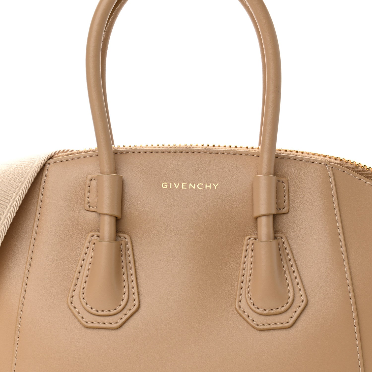 Givenchy Box Calfskin Mini Sport Antigona Top Handle Bag Beige Cappuccino 7 of 9