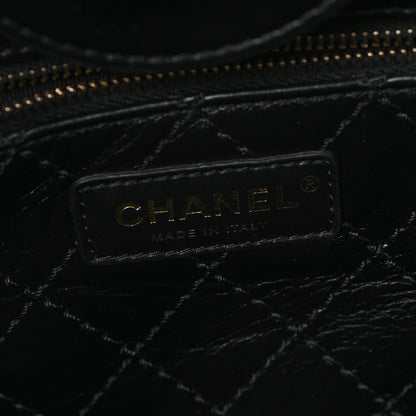Chanel Calfskin Tweed Medium Deauville Tote Black Multicolor 6 of 12