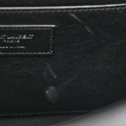 Saint Laurent Grain De Poudre Medium Classic Monogram Kate Satchel Black 8 of 12