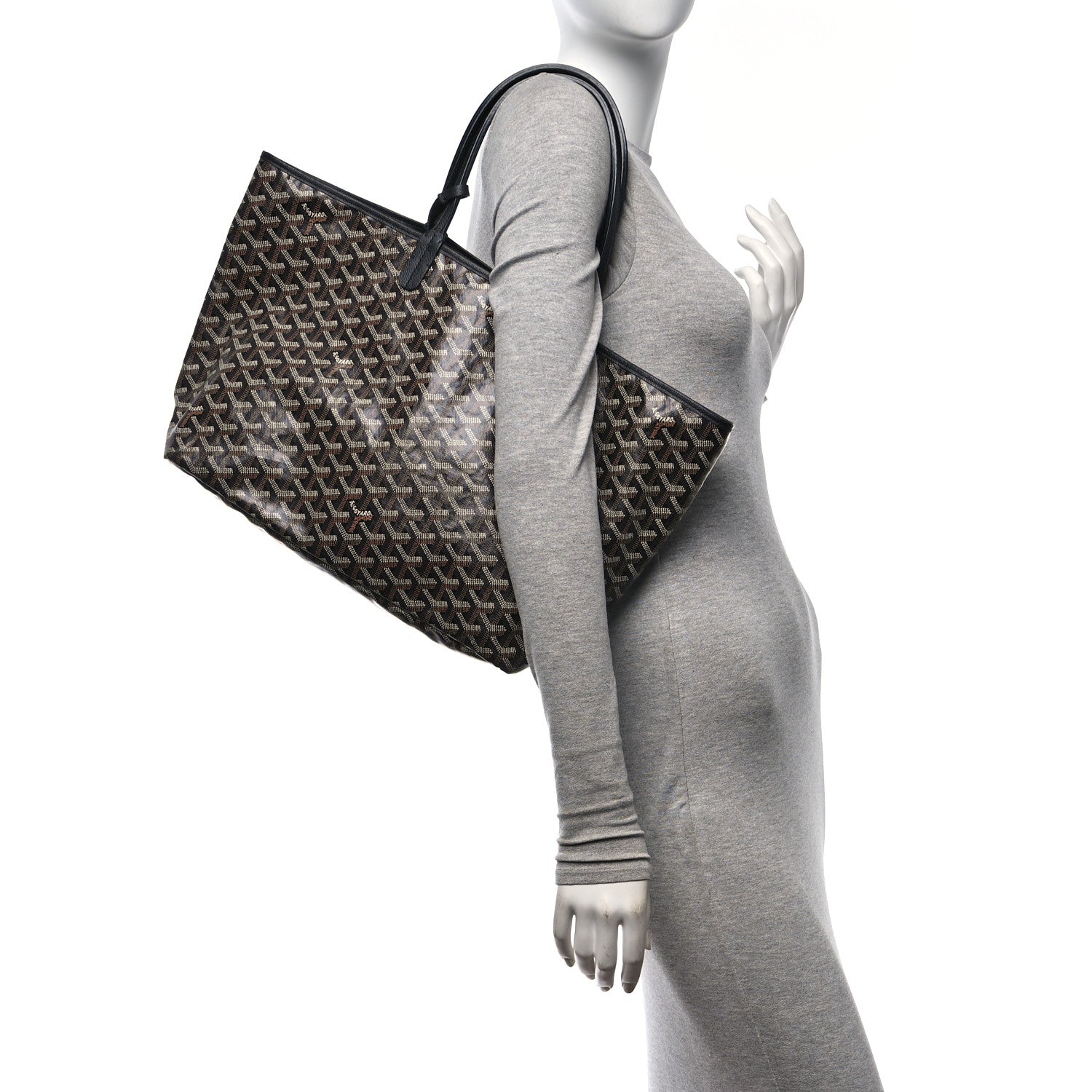 Goyard Goyardine Saint Louis PM Black 2 of 13