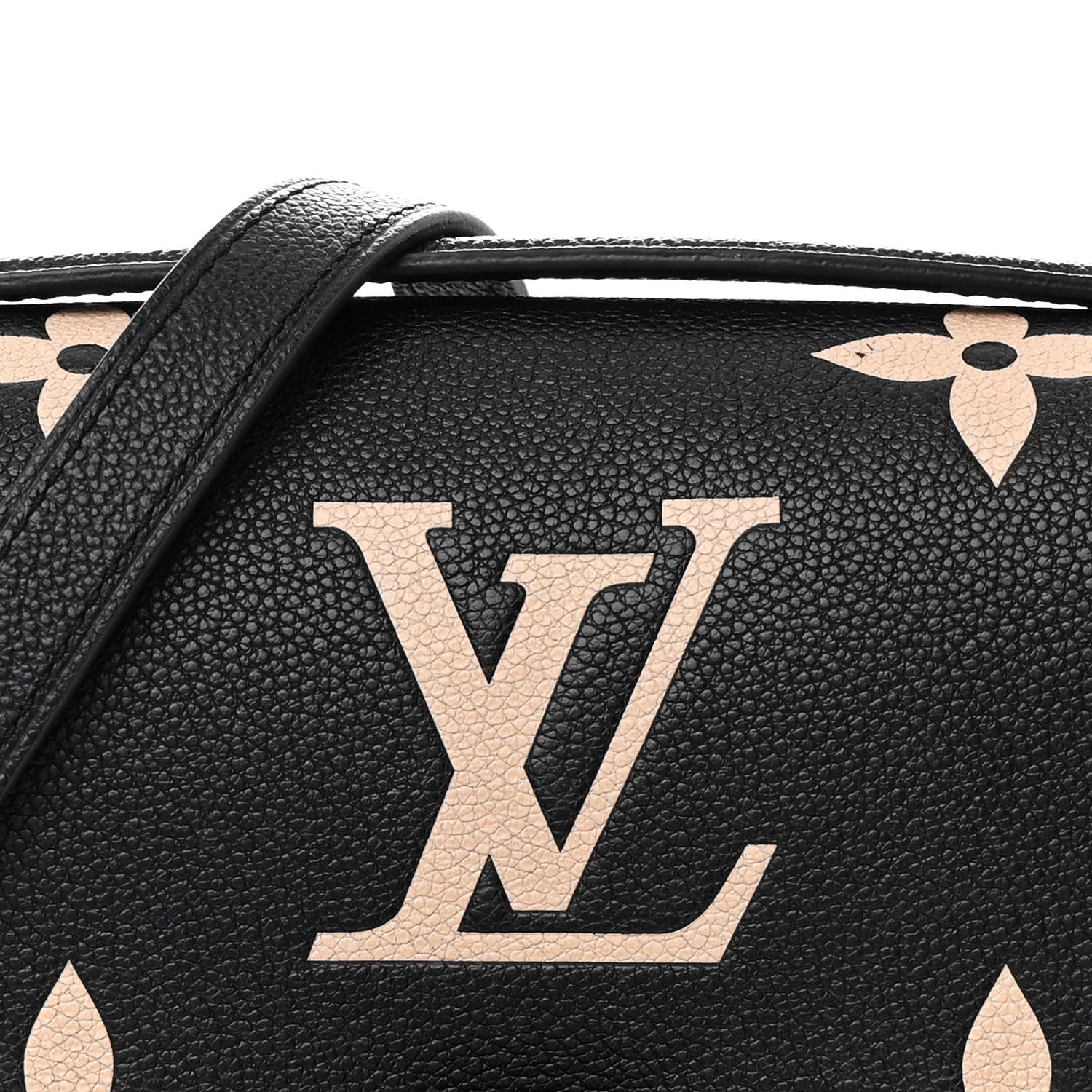 Louis Vuitton Empreinte Monogram Giant Pochette Metis Black Beige 8 of 10