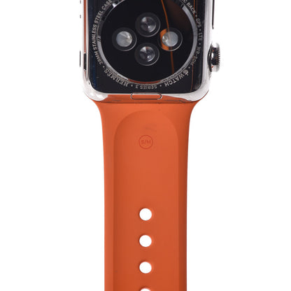 Hermes Gala 38mm Series 3 Apple Watch Eperon d'Or Bleu Marine 8 of 20