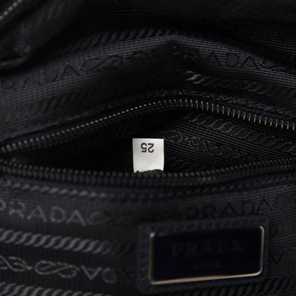 Prada Tessuto Stampato Nylon Otta Print Sling Backpack Black 11 of 12
