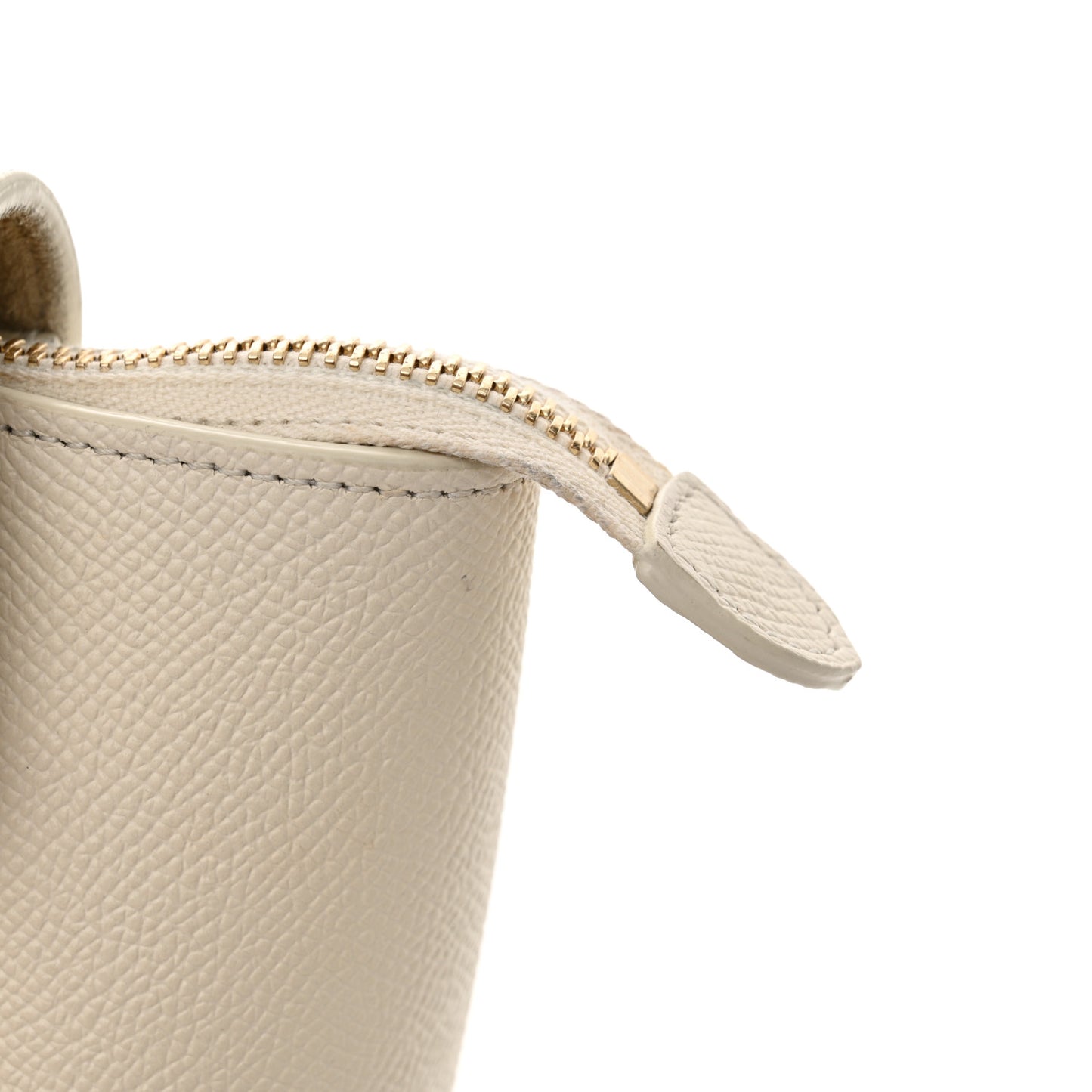 Grained Calfskin Nano Belt Bag Chalk