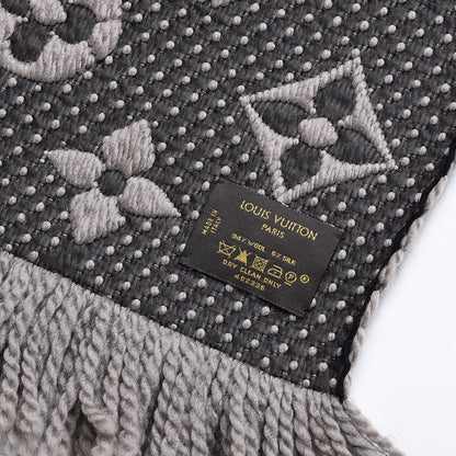 Louis Vuitton Wool Silk Logomania Scarf Verone 4 of 5