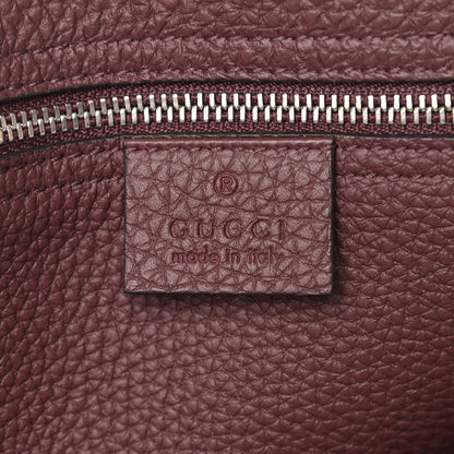 Gucci Soft Calfskin Large Jackie Top Handle Bag Bordeaux 8 of 9