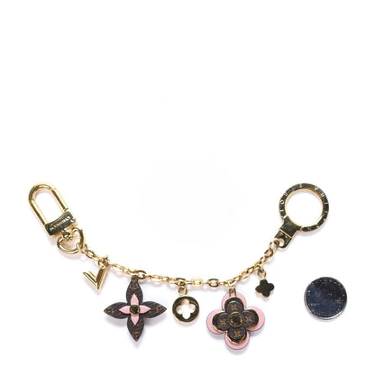 Louis Vuitton Blooming Flowers Bag Charm Chain Pink 2 of 4