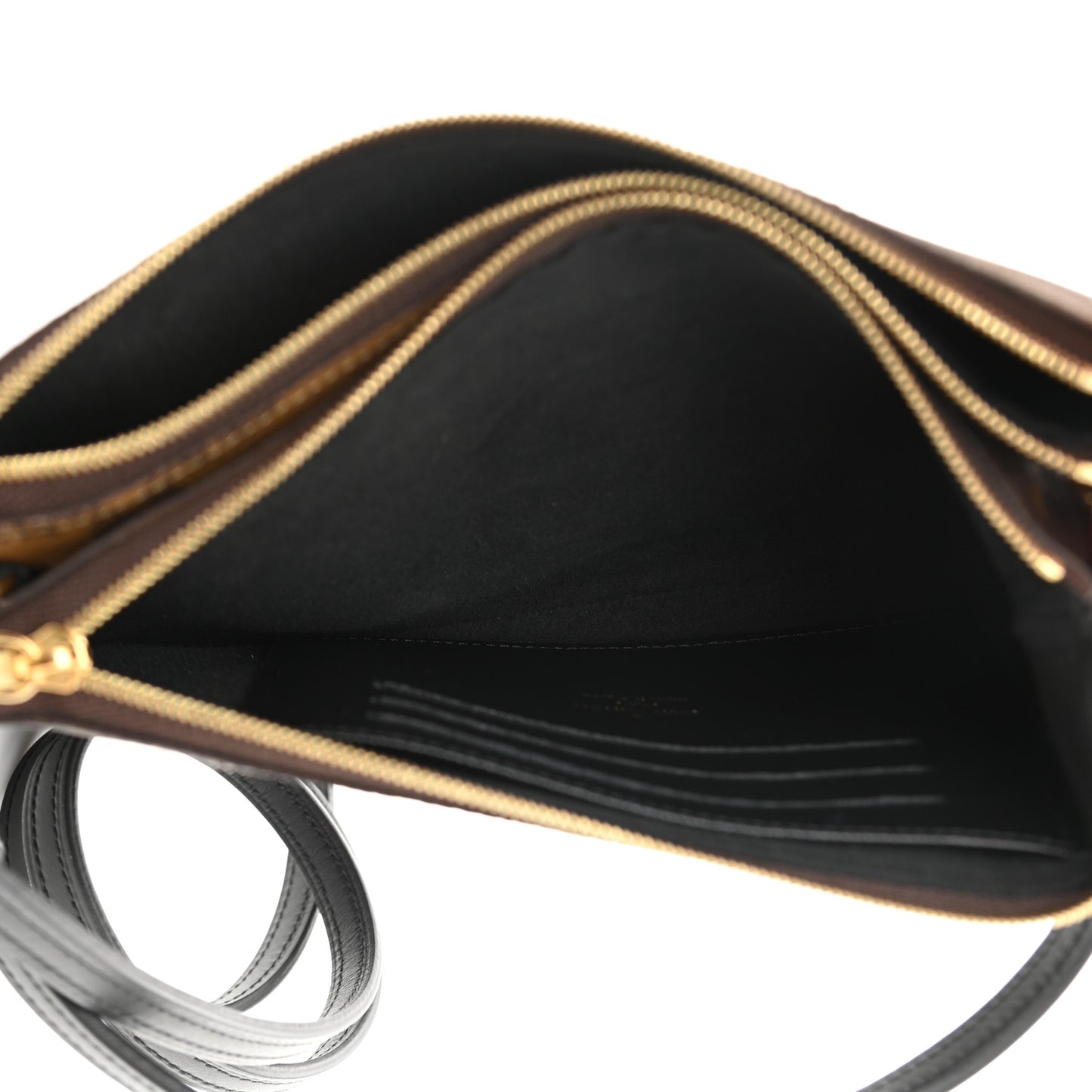 Reverse Monogram Giant Double Zip Pochette