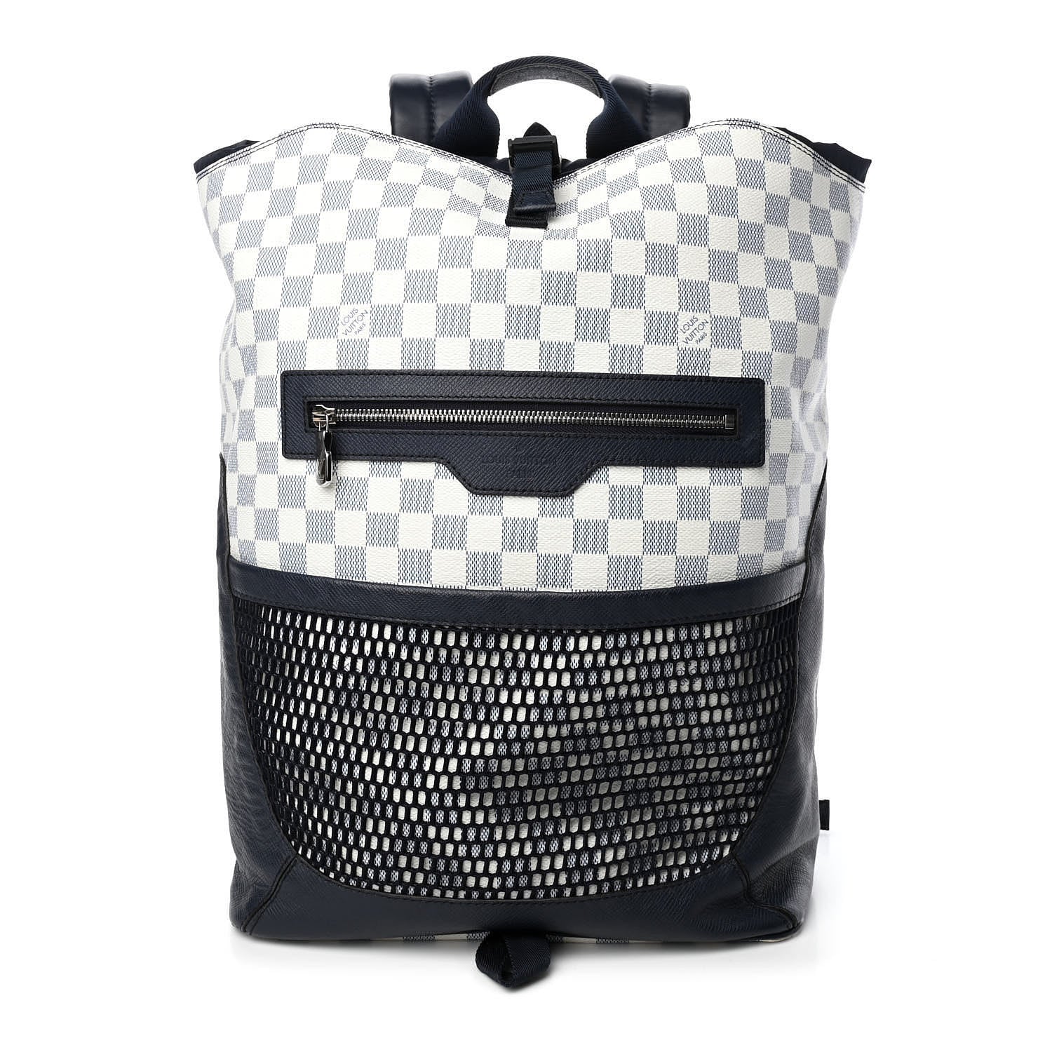 Louis Vuitton Damier Coastline Azur Matchpoint Backpack Black 1 of 5