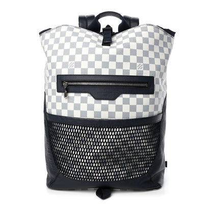 Louis Vuitton Damier Coastline Azur Matchpoint Backpack Black 1 of 5