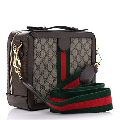 Gucci GG Supreme Web Small Ophidia Top Handle Shoulder Bag Brown 3 of 11