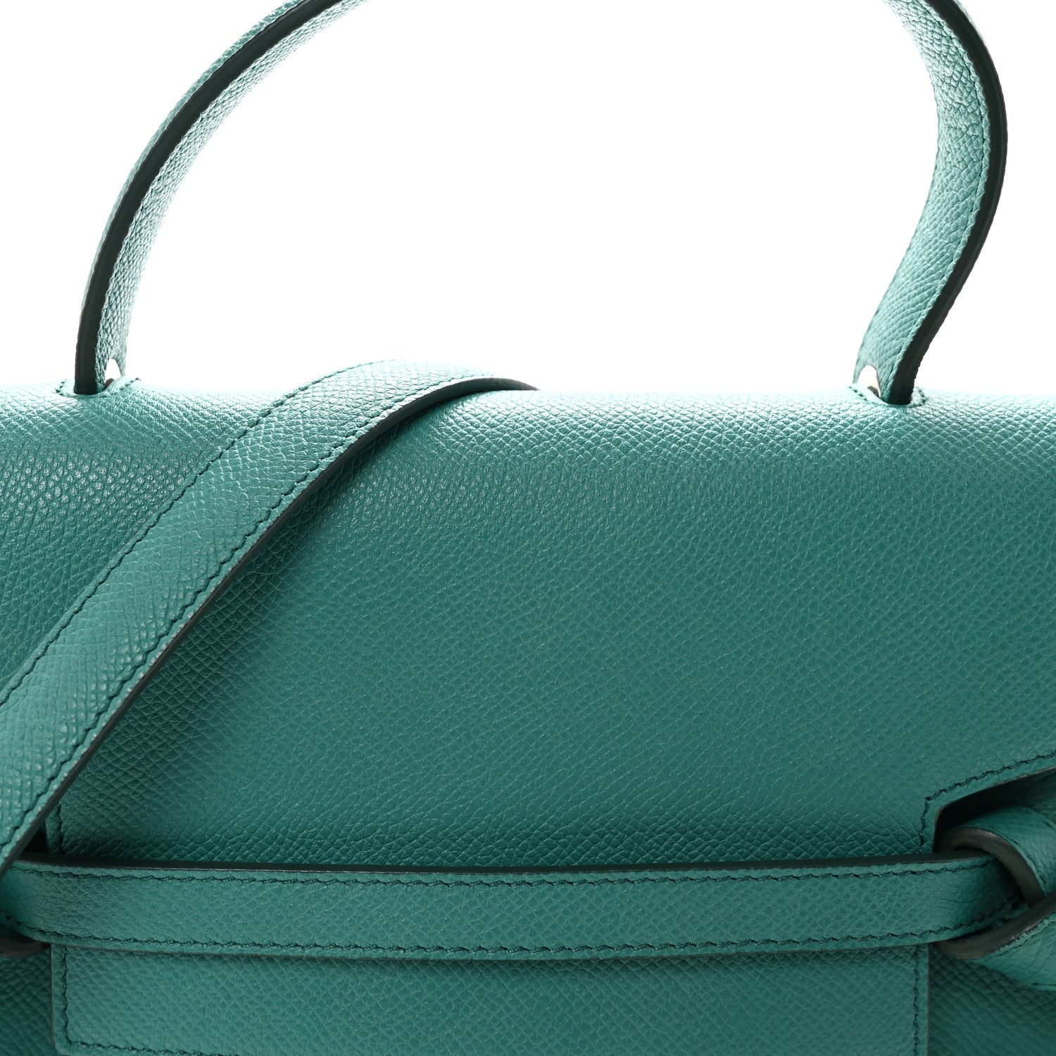 Celine Grained Calfskin Micro Belt Bag Cactus 8 of 10