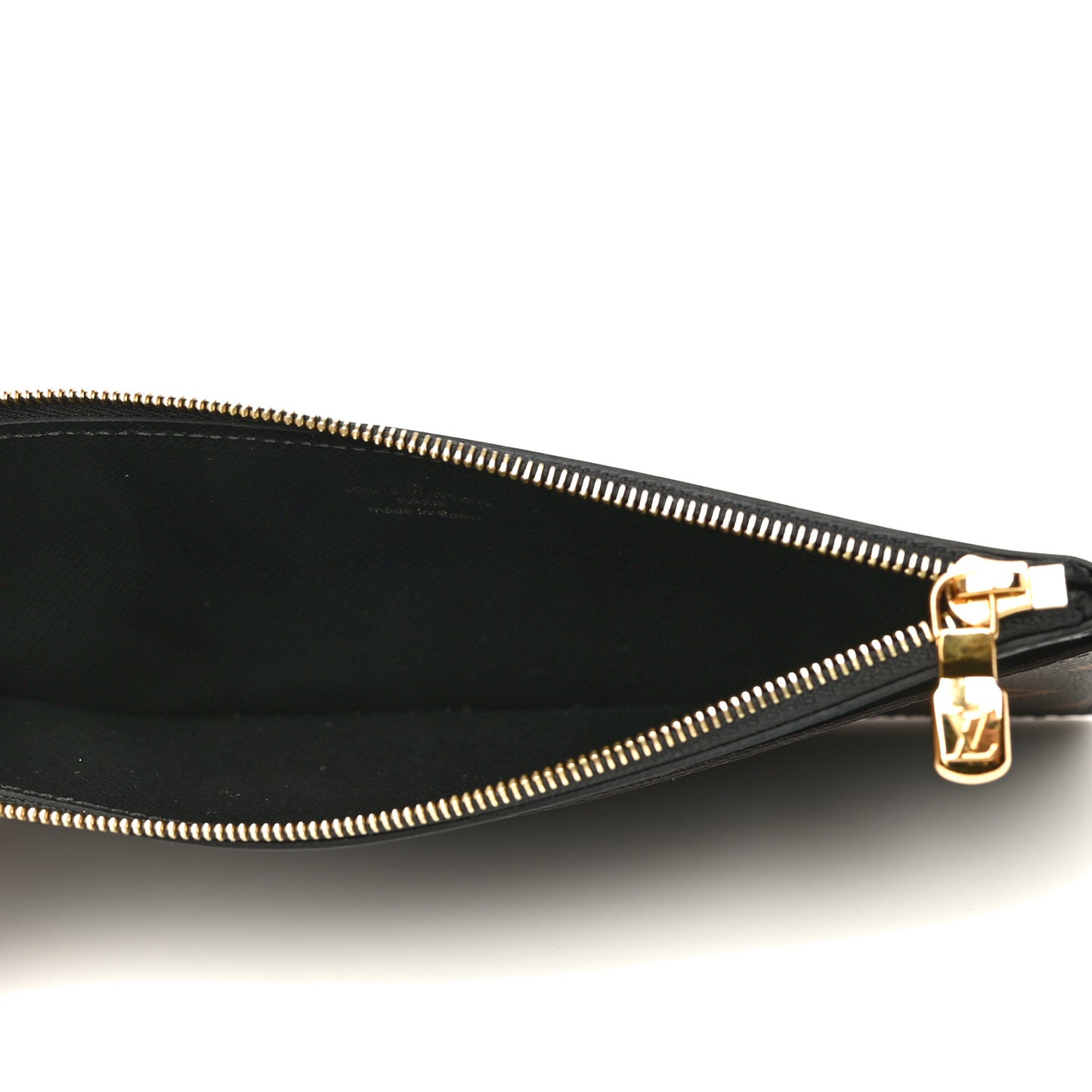 Monogram Slim Purse Black