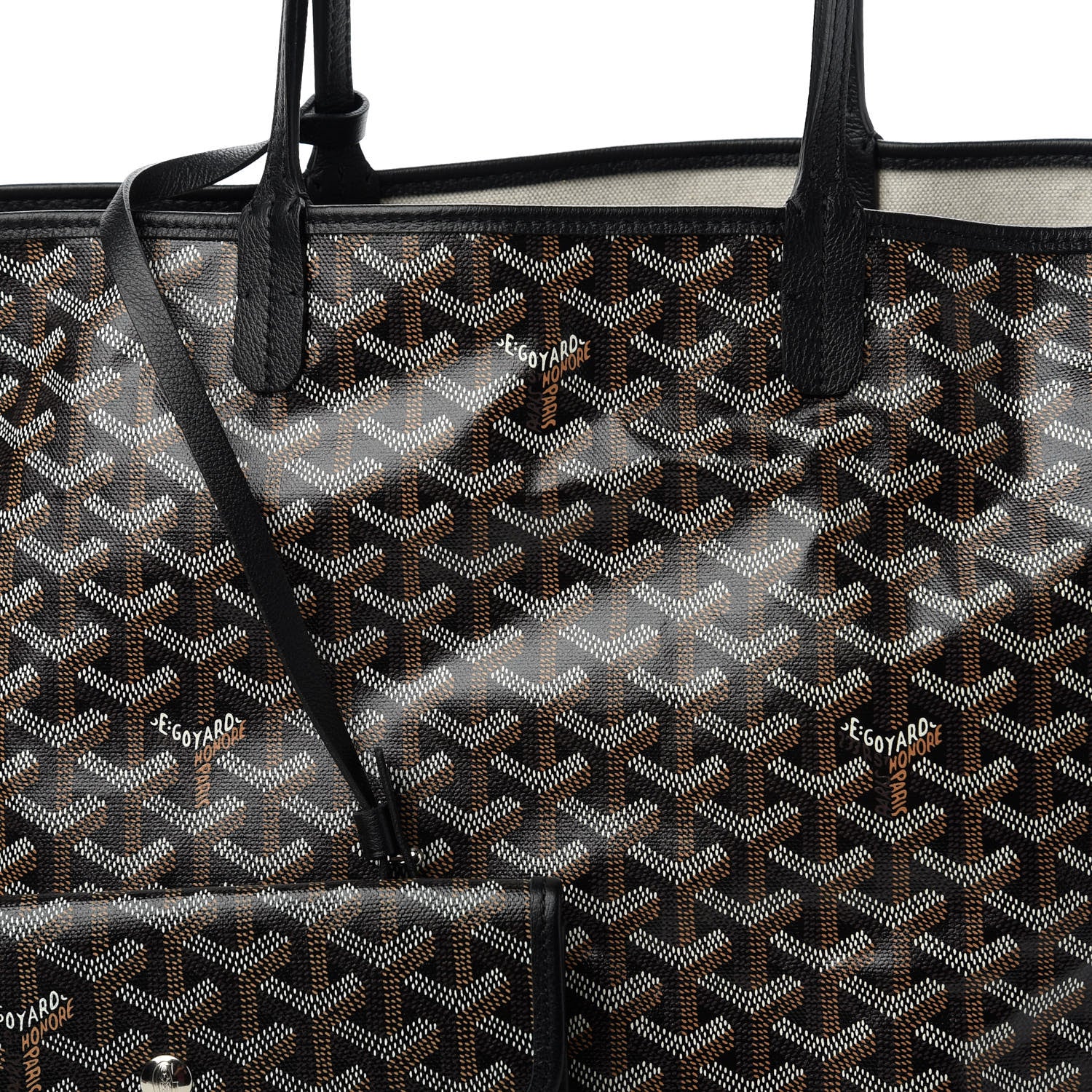 Goyard Goyardine Saint Louis PM Black 9 of 9