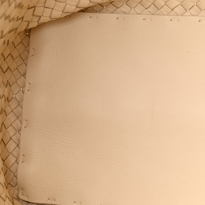 Bottega Veneta Nappa Intrecciato Medium Paillettes Cabat Cream 12 of 16
