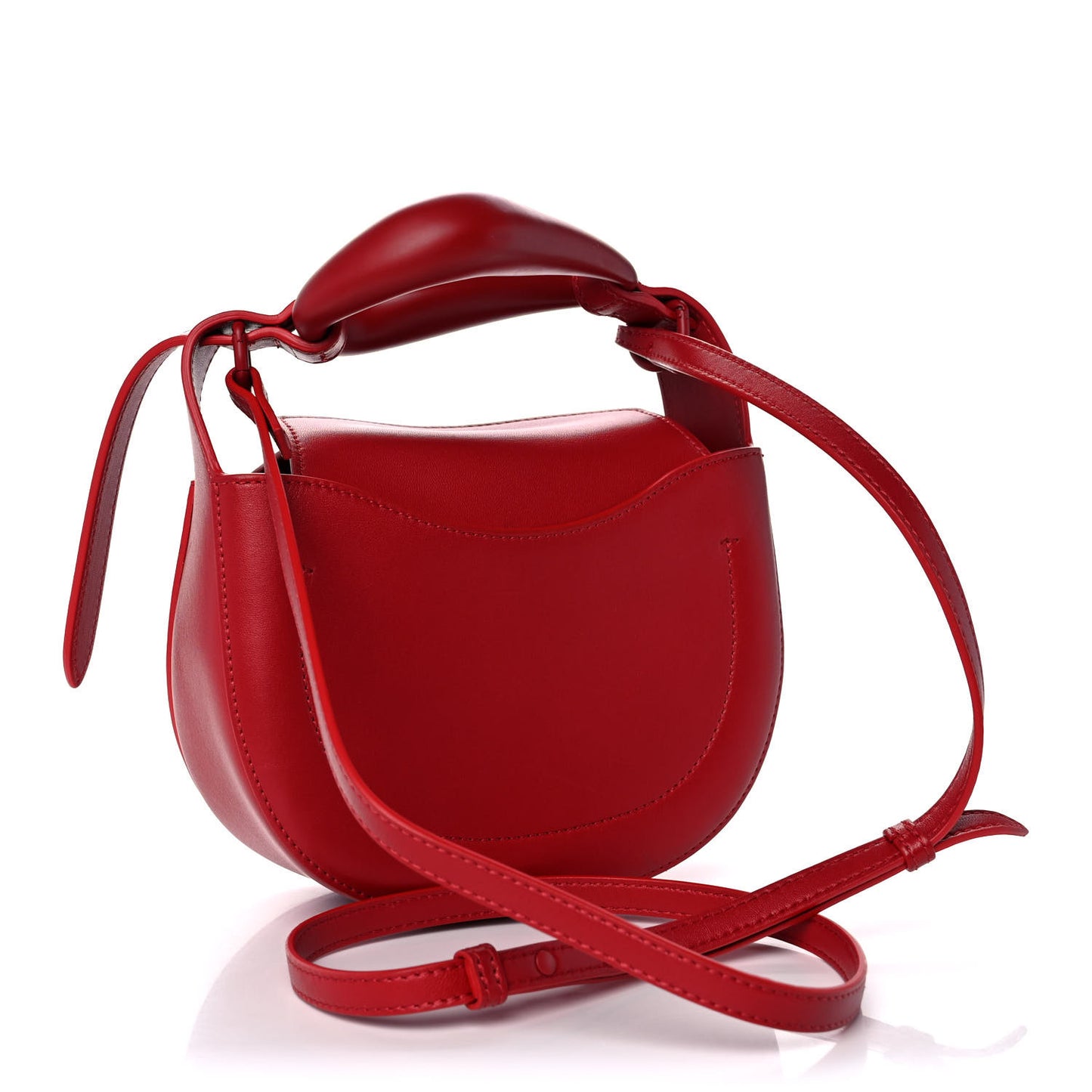 Nappa Small Kiss Bag Red Crush