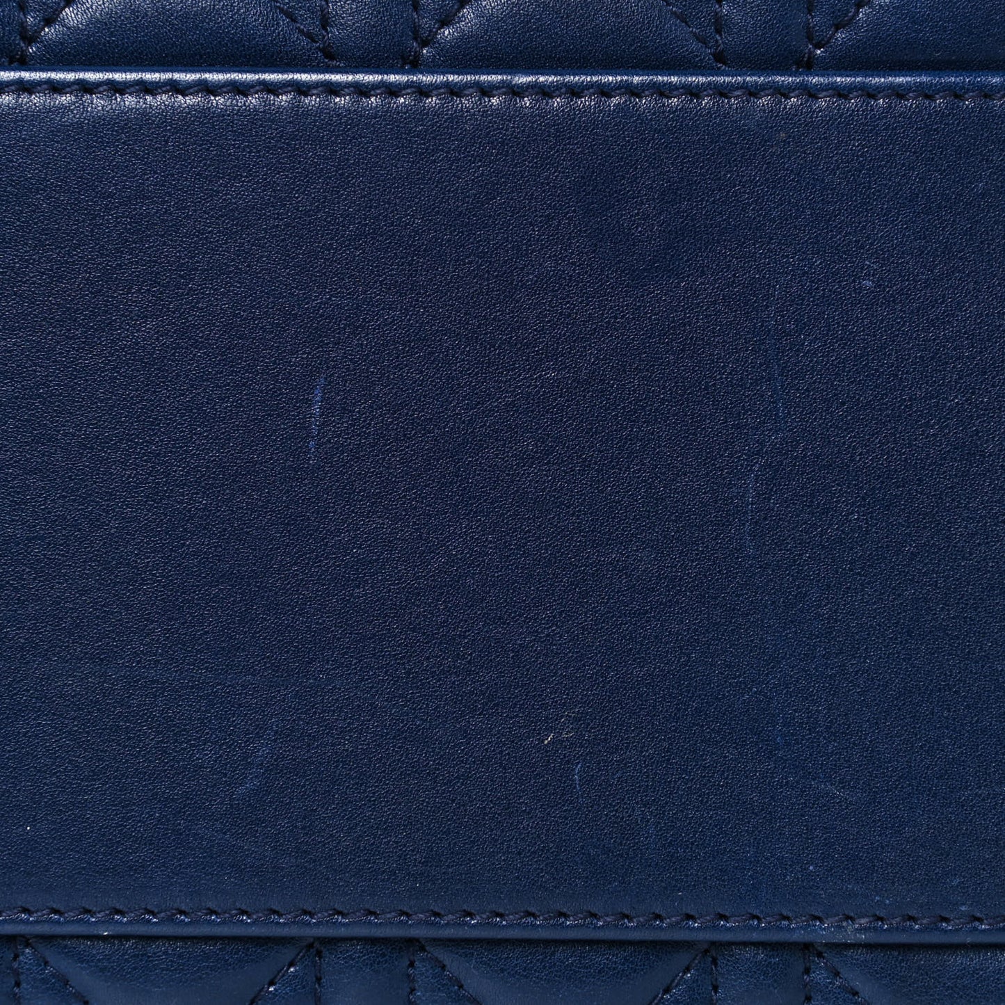 Lambskin Cannage Large Lady Dior Blue