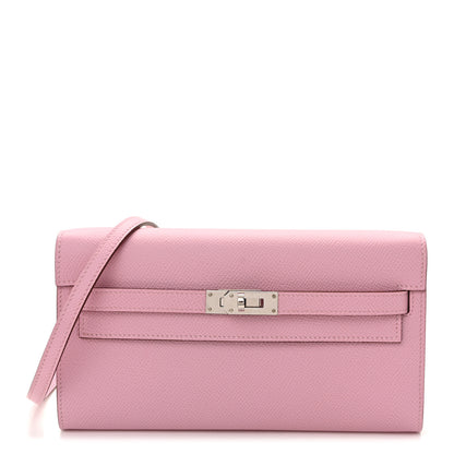 Hermes Epsom Kelly To Go Wallet Mauve Sylvestre 1 of 10