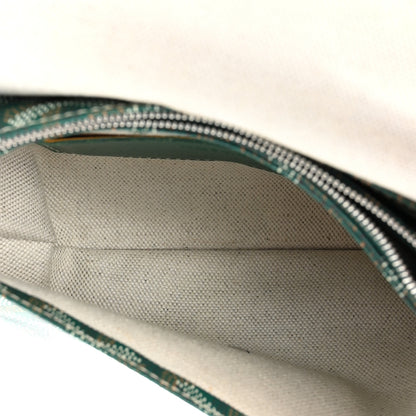 Goyard Goyardine Plumet Wallet Clutch Green 5 of 17
