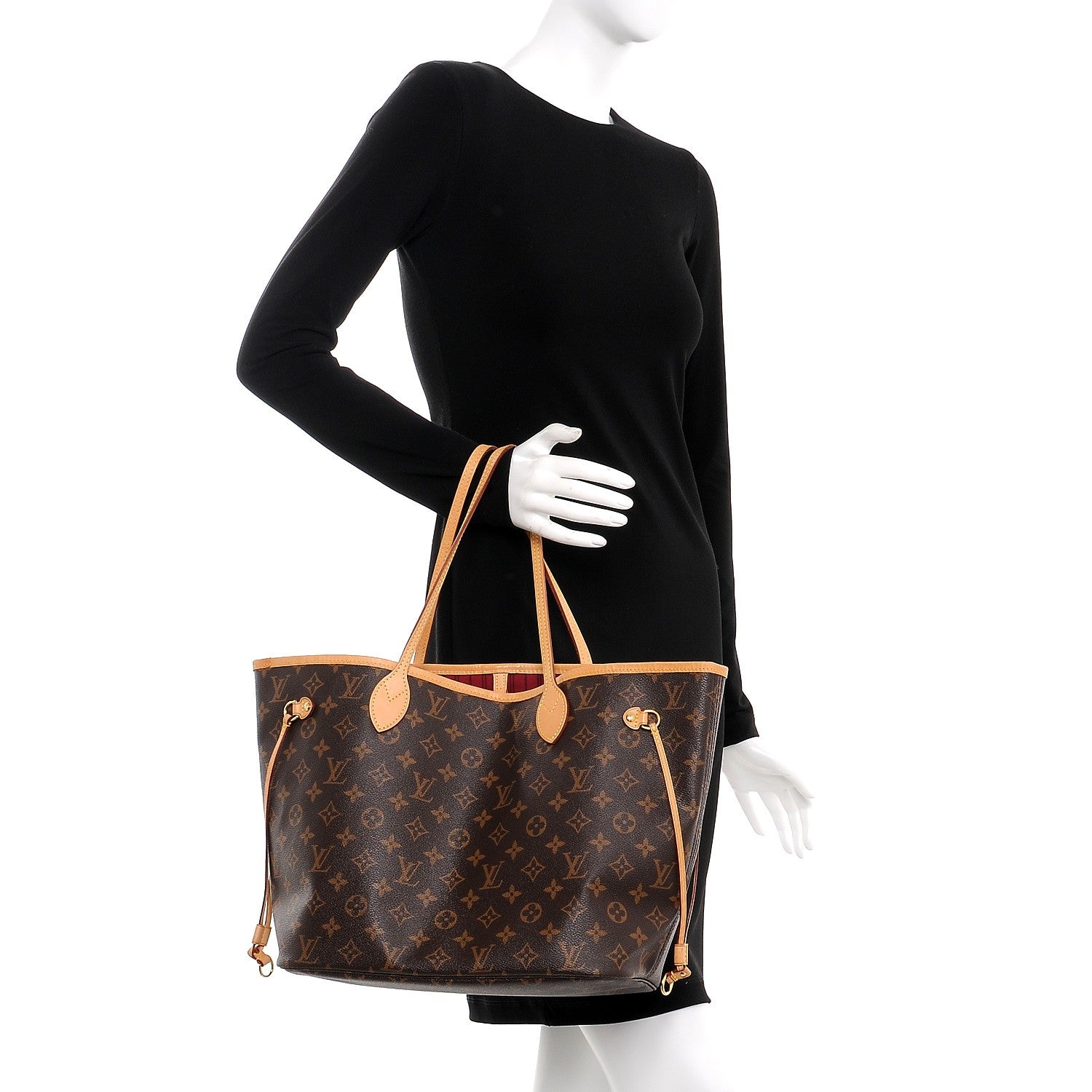 Louis Vuitton Monogram Neo Neverfull MM Fuchsia 2 of 9