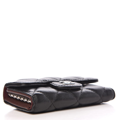Chanel Lambskin Quilted 6 Key Holder Black 4 of 13