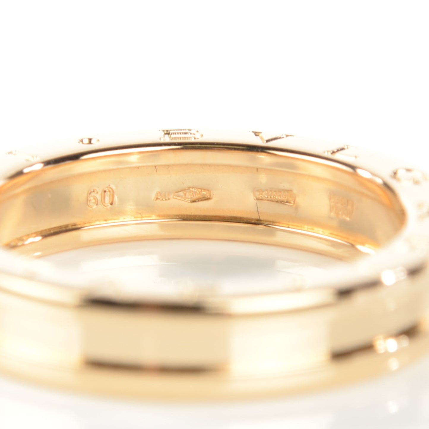 18K Yellow Gold B.Zero1 Ring 60 9.25