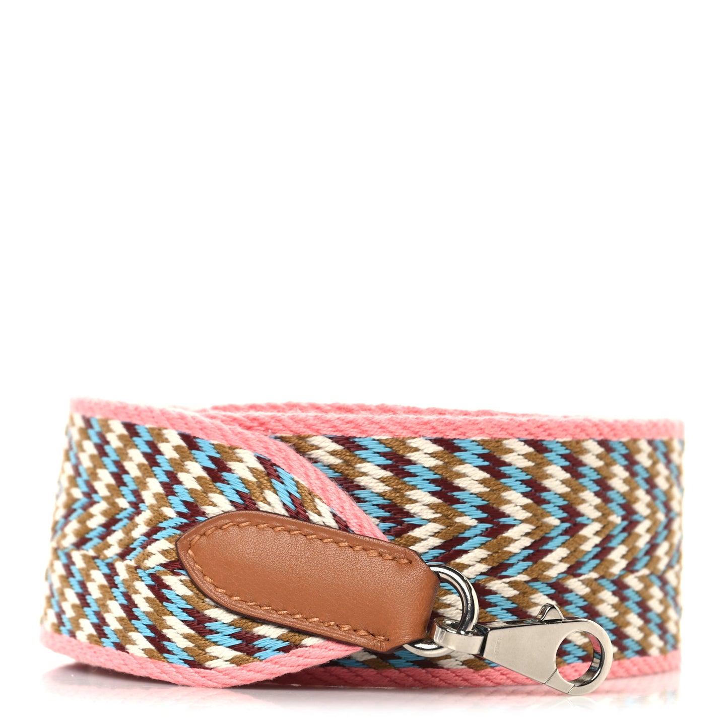 Toile Swift 50mm Sangle ZigZag Shoulder Strap Rose d'Ete White Gold