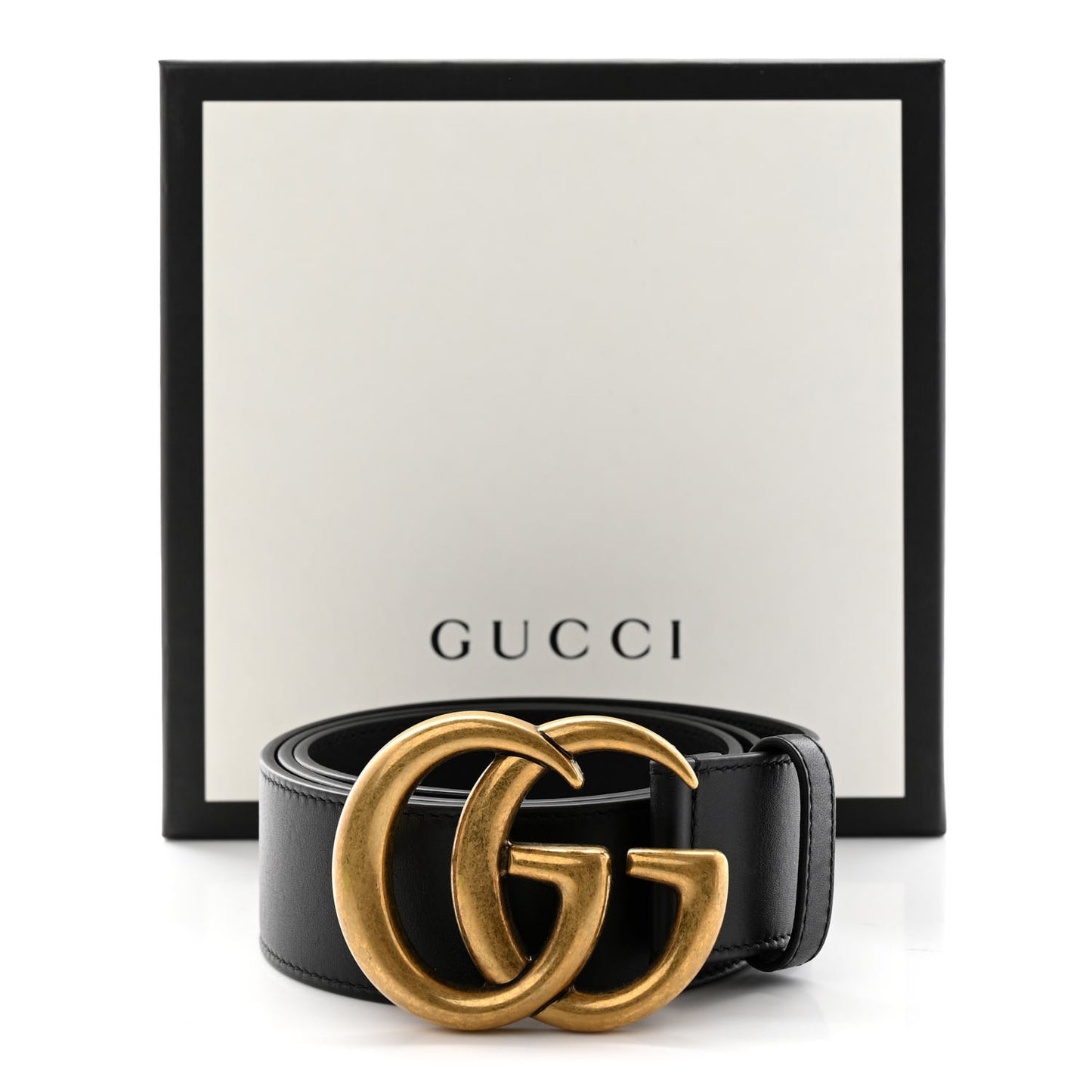 Calfskin Double G 40mm Belt 75 30 Black