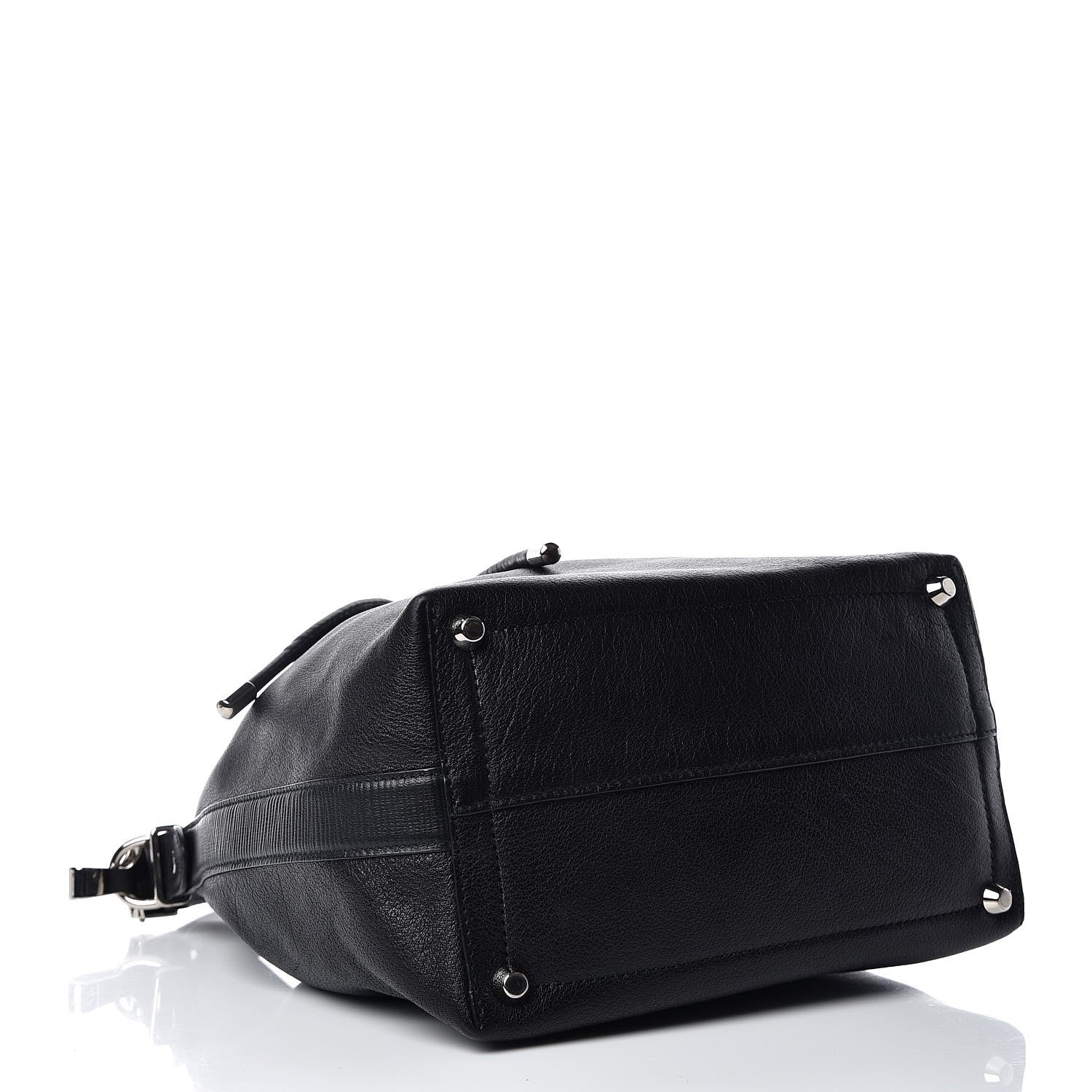 Proenza Schouler Calfskin Buffalo Medium Bucket Bag Black 4 of 13