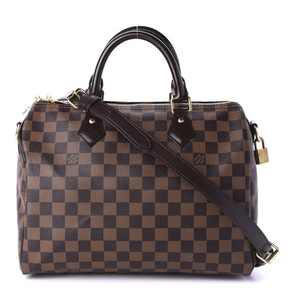 Louis Vuitton Damier Ebene Speedy Bandouliere 30 1 of 11