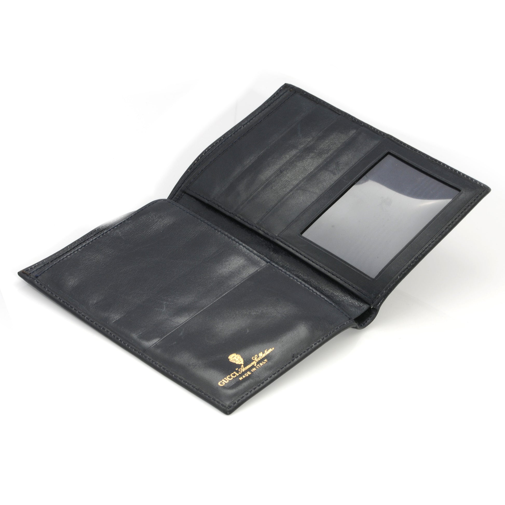 Gucci Monogram Web Passport Wallet Navy 5 of 6