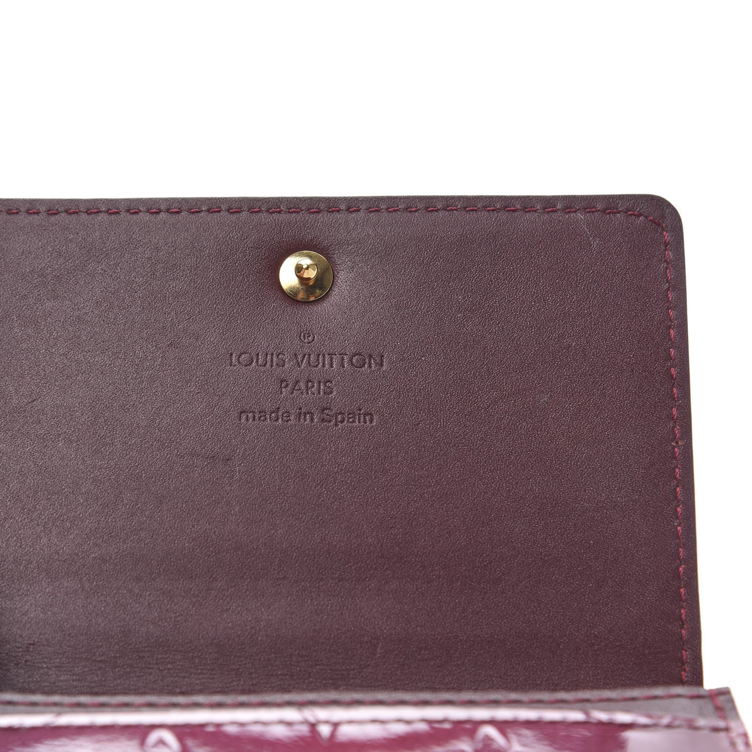 Louis Vuitton Vernis Business Card Holder Rouge Fauviste 6 of 7