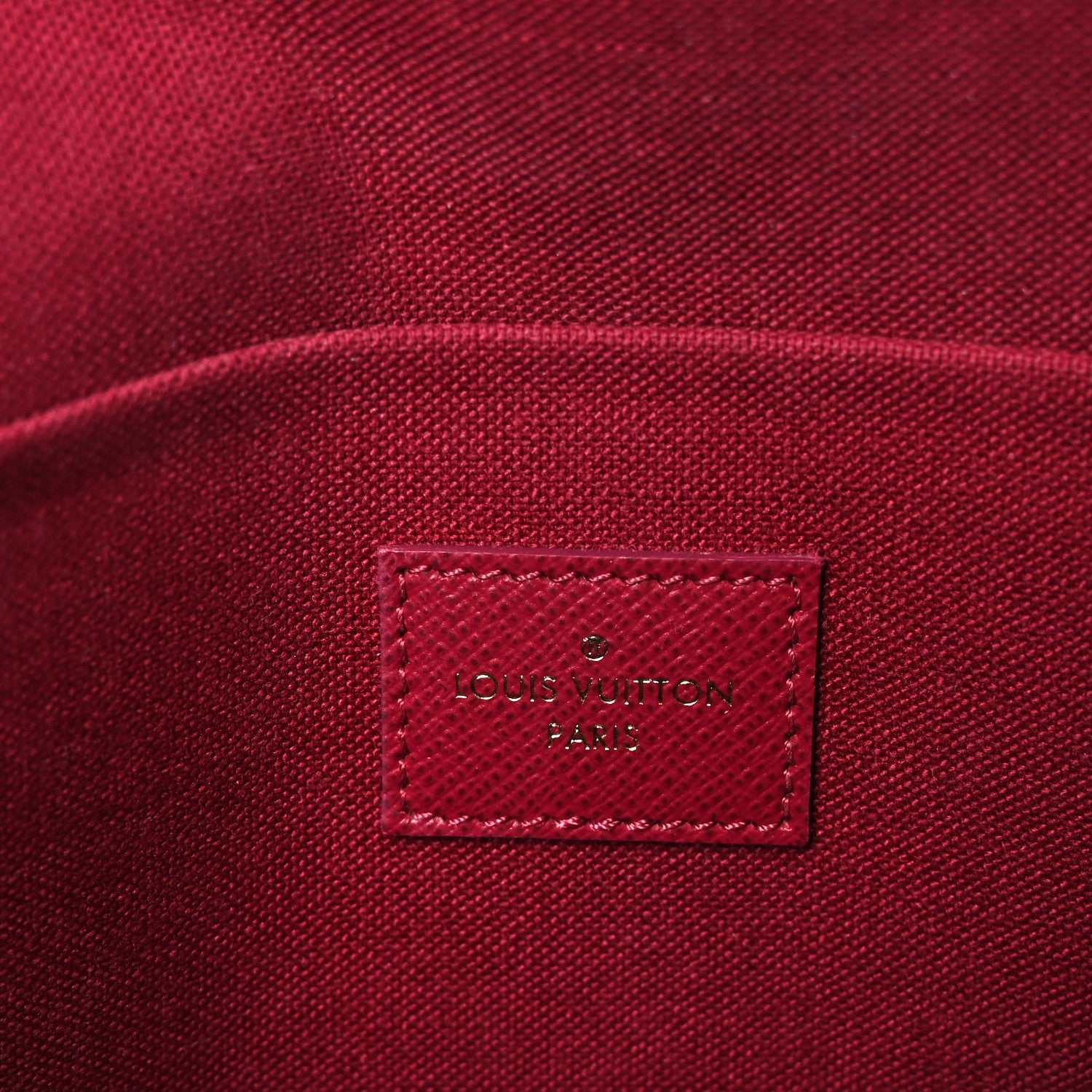 Louis Vuitton Monogram Pochette Felicie Chain Wallet Fuchsia 7 of 11