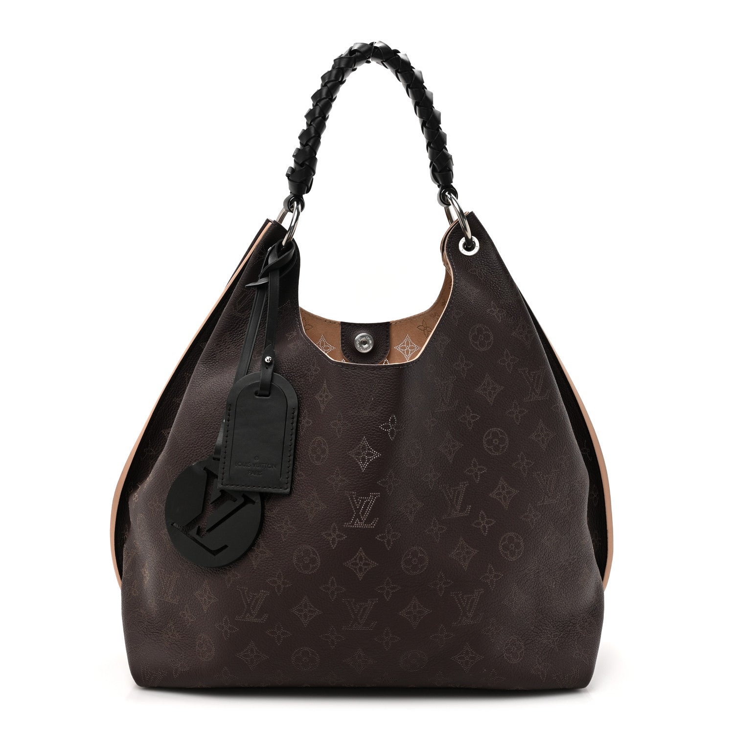 Louis Vuitton Mahina Carmel Hobo Chocolate 1 of 17